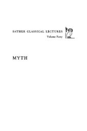 book Myth Its Meaning and Functions in Ancient and Other Cultures