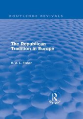 book The Republican Tradition in Europe