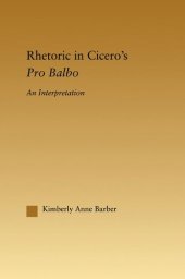 book Rhetoric in Cicero's Pro Balbo