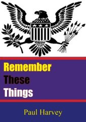 book Remember These Things