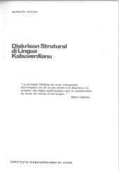 book Diskrison Strutural di Lingua Kabuverdianu