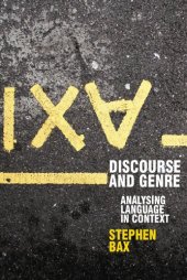 book Discourse and Genre: Using Language in Context