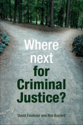 book Where next for criminal justice?