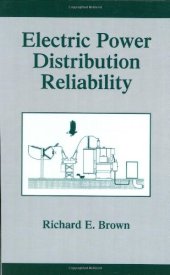 book Electric Power Distribution Reliability