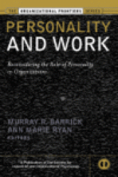 book Personality and Work: Reconsidering the Role of Personality in Organizations