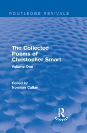 book The Collected Poems of Christopher Smart: Volume One