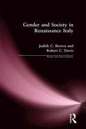 book Gender and Society in Renaissance Italy