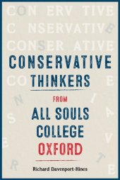 book Conservative Thinkers from All Souls College Oxford