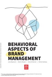 book Behavioral Aspects of Brand Management