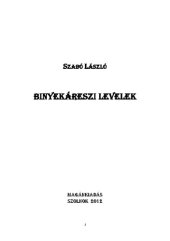 book Binyekáreszi Levelek