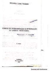 book Normas de Interpretação e Integração do Direito Tributário