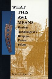 book What This Awl Means: Feminist Archaeology at a Wahpeton Dakota Village