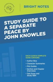 book Study Guide to A Separate Peace by John Knowles