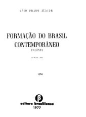 book Formação do Brasil Contemporâneo: Colônia