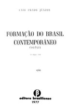 book Formação do Brasil Contemporâneo: Colônia