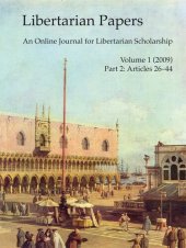 book Libertarian Papers, Vol. 1, Part 2 (2009)