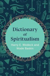 book Dictionary of Spiritualism