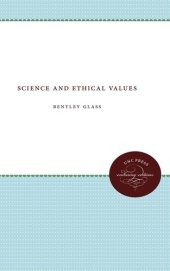 book Science and Ethical Values