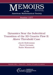 book Dynamics Near the Subcritical Transition of the 3D Couette Flow: Above Threshold Case