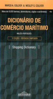 book Dicionário de Comércio Marítimo (Shipping Dictionary)