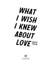 book What I Wish I Knew About Love