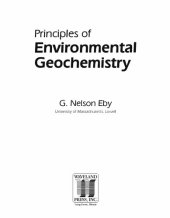 book Principles of Environmental Geochemistry