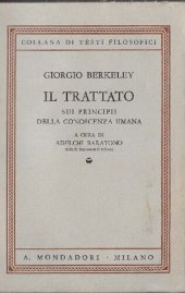 book Trattato sui principii della conoscenza umana