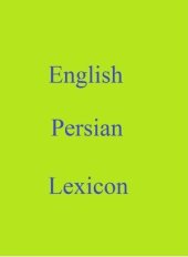 book English Persian Lexicon