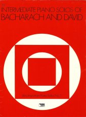 book Intermediate Piano Solos of Bacharach and David