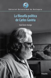 book La filosofía política de Carlos Gaviria