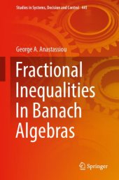 book Fractional Inequalities In Banach Algebras