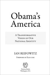 book Obama's America: A Transformative Vision of Our National Identity