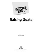 book The Complete Idiot's Guide to Raising Goats