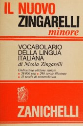 book Il Nuovo Zingarelli Minore. Vocabolario della lingua italiana