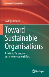 book Toward Sustainable Organisations: A Holistic Perspective on Implementation Efforts