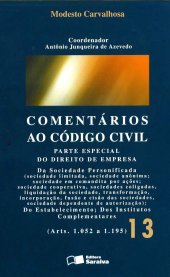 book Comentários ao Código Civil, volume 13: Parte especial: Do direito de empresa (arts. 1.052 a 1.195)