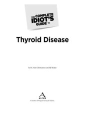 book The Complete Idiot's Guide to Thyroid Disease