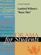 book A Study Guide for Lanford Wilson's "Burn This"