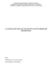 book La Iglesia de Lima de 1598 según santo Toribio de Mogrovejo