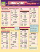 book Latin Verb-Conjugations: a QuickStudy Laminated 6-Page Reference Guide