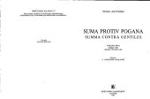 book Suma protiv pogana  (Summa contra gentiles) Vol. 1