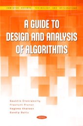 book A Guide to Design and Analysis of Algorithms