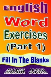 book English Word Exercises (Part 1): Fill In the Blanks