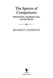 book The Spectre of Comparisons: Nationalism, Southeast Asia, and the World