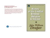 book History of the conflict between religion and science