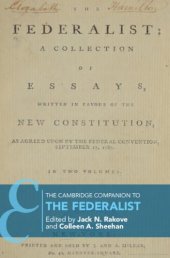 book The Cambridge Companion to The Federalist