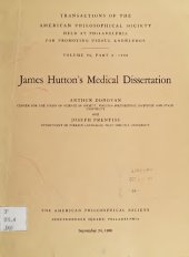 book James Hutton’s Medical Dissertation