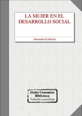 book La mujer en el desarrollo social