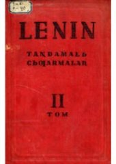 book Lenin. Taꞑdamalь cьƣarmalar