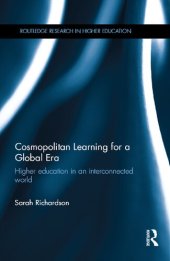 book Cosmopolitan Learning for a Global Era. Higher education in an interconnected world